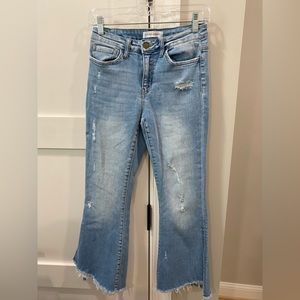 Flying Monkey Crop Flare Jeans